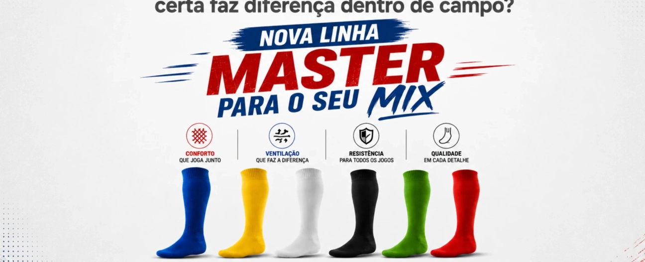 Meião de futebol: por que a escolha certa faz diferença dentro de campo?