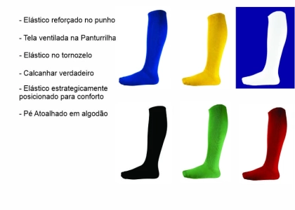 Meião Futebol Adulto - Foto 1