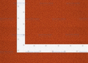 Marcação Quadra de Tênis Oficial PVC sem Prego