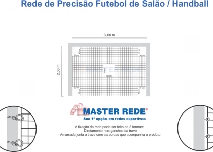 Rede de Precisão Salão / Handball - Foto Principal